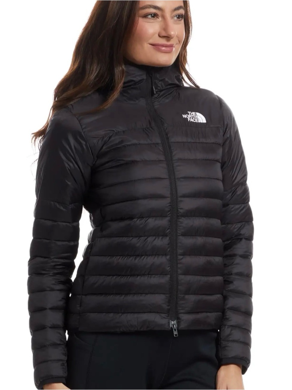 The North Face Terra Peak Hoodie Black Packable Puffer Jacket